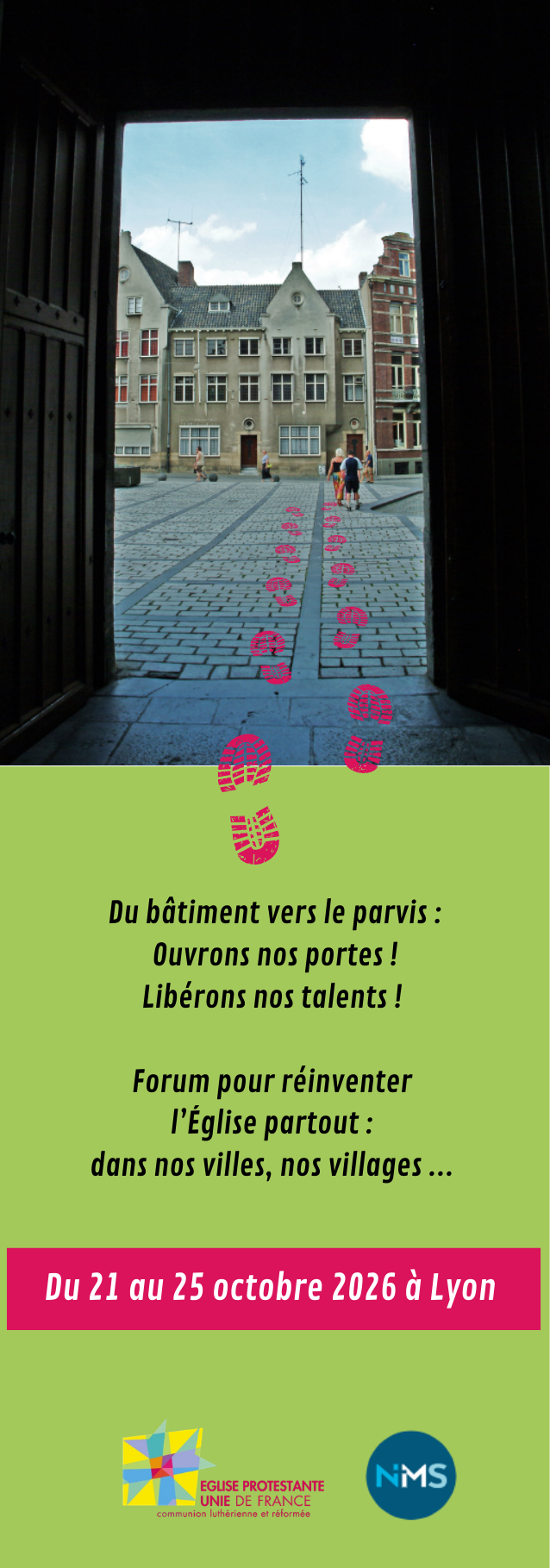 Affiche du forum Du bâtiment vers le parvis, du 21 au 25 octobre 2026 à Lyon
