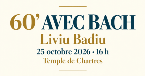 60’ avec Bach — Liviu Badiu
