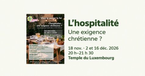 L’hospitalité : une exigence chrétienne ?