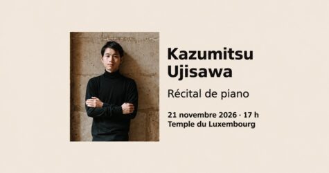 Kazumitsu Ujisawa : récital de piano au Luxembourg