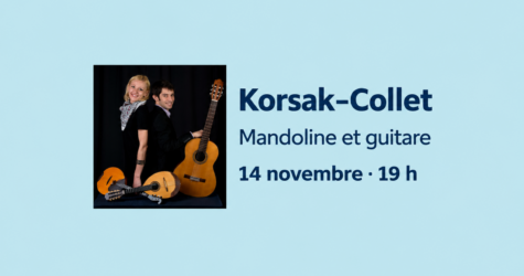 Natalia Korsak et Matthias Collet : mandoline et guitare